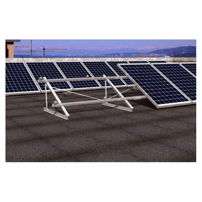 Profilo Fischer in alluminio Solar-Light 3,65 mt per pannelli